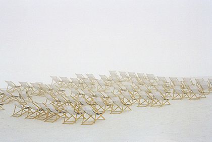 Deck Chairs in Snow