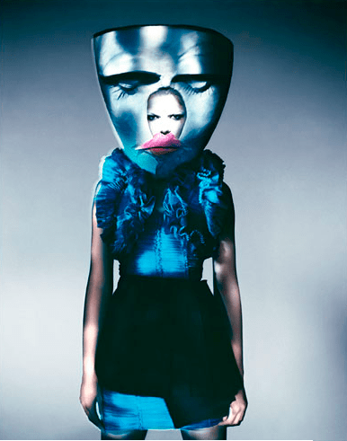 picture-113 Blue Mask, Paris, 2007, by Paolo Roversi