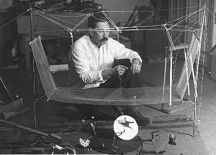 Calder with his Cirque Calder, 1926-30