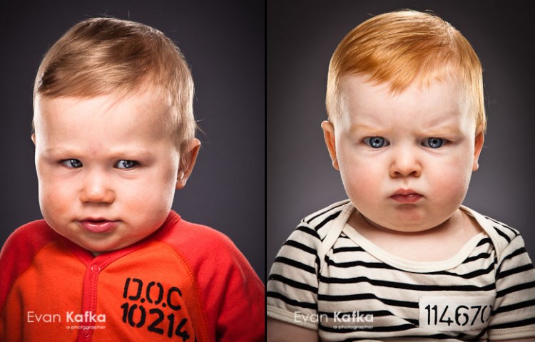 Evan Kafka - Baby Mugshots