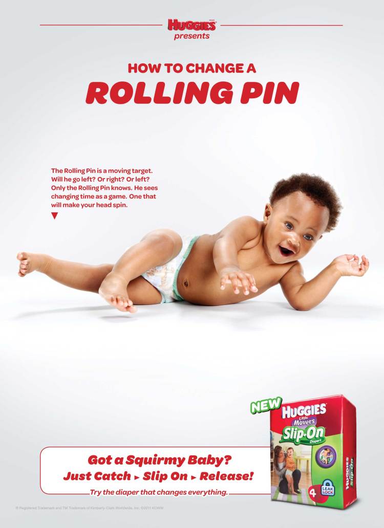 Evan Kafka - Huggies Slip-Ons Rolling Pin