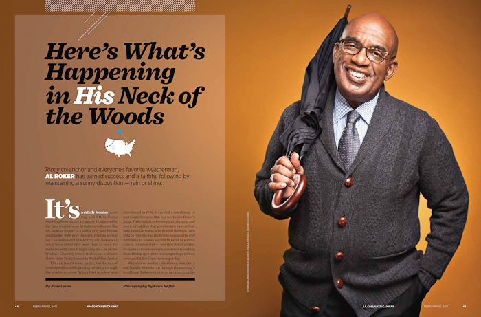 Evan Kafka - American Way Magazine - Al Roker