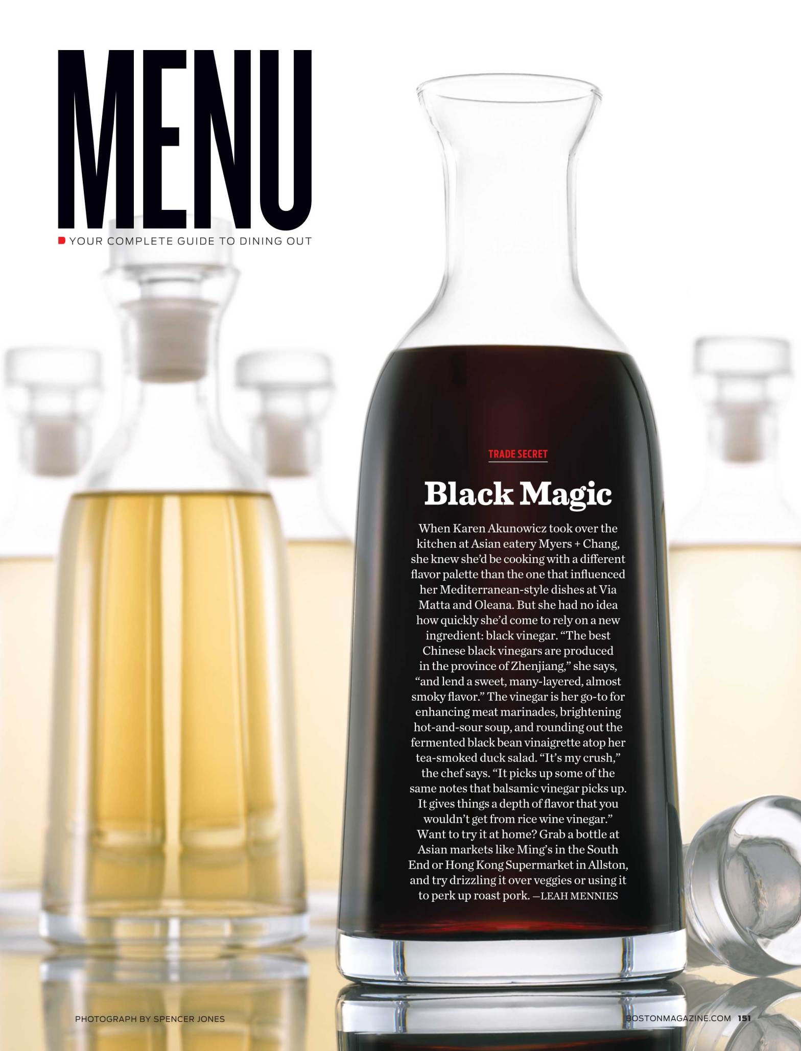 Spencer Jones - Boston Magazine - Black Vinegar