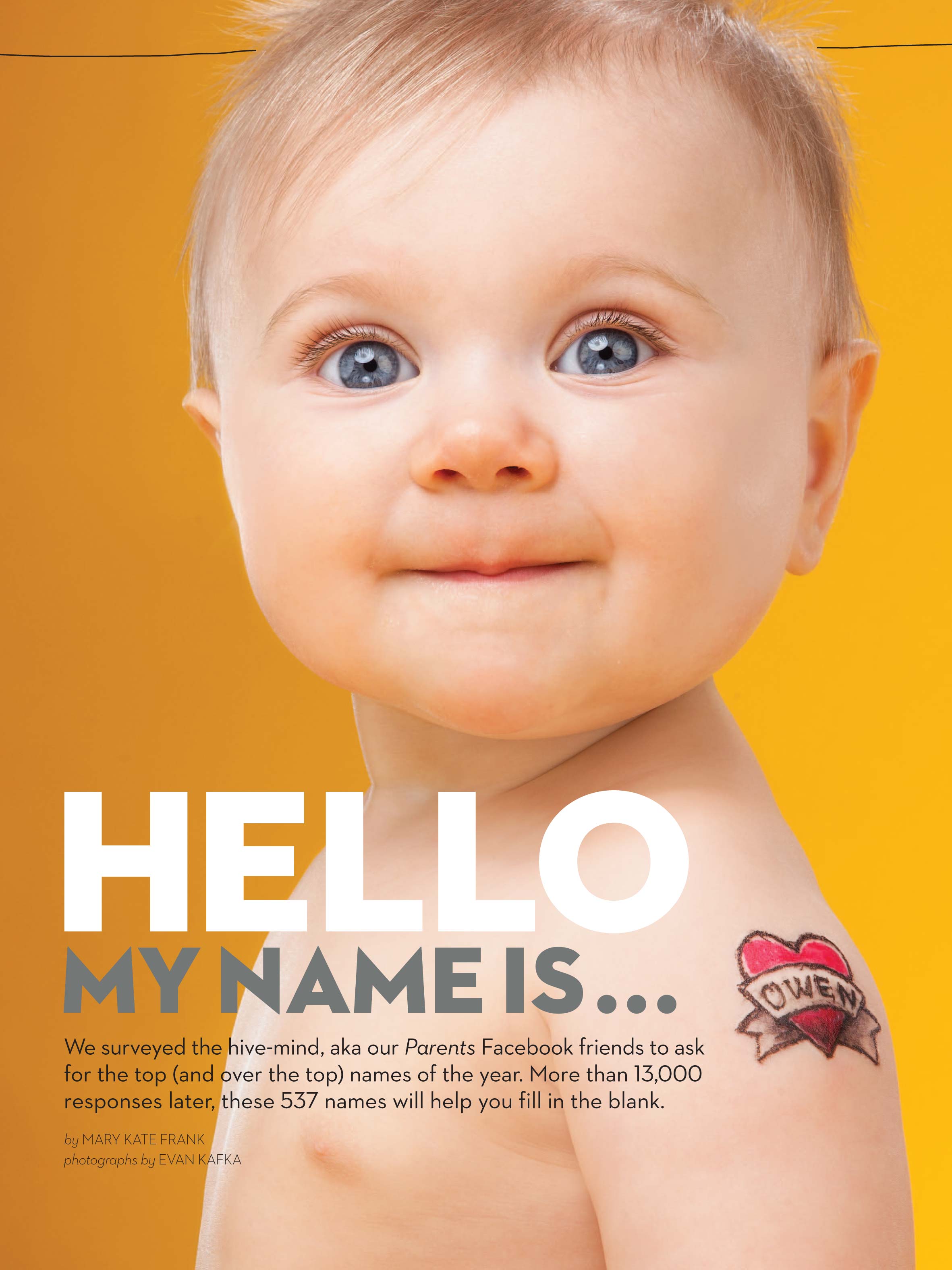 Evan Kafka - Parents Magazine