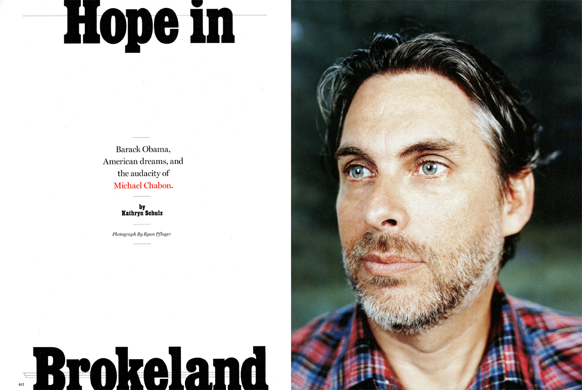 Ryan Pfluger - NY Mag Michael Chabon