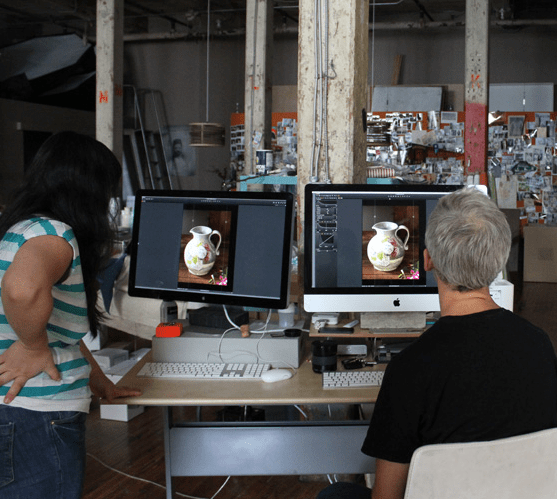 Behind the Scenes, on-set with Trevor, via Vietri Blog